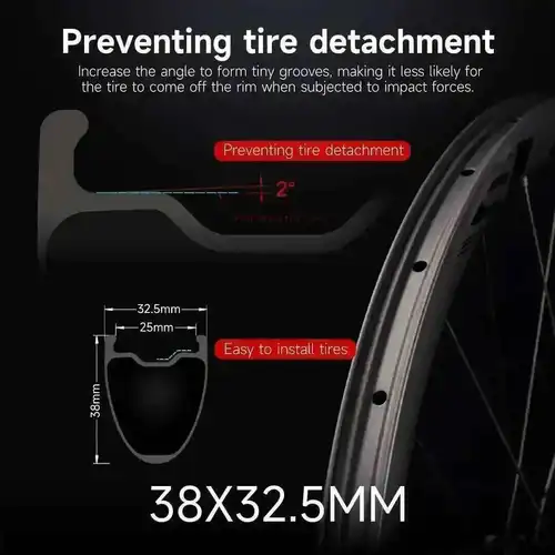 ELITEWHEELS SLR GRAVEL Carbon Wheelset  Ratchet System 36T Disc Brake Cyclocross 700C Wheels Center Lock SHIMAN0 XDR Hub 35x34mm - Image 5