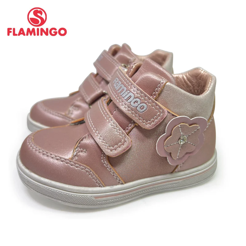 FLAMINGO Autumn Felt High Quality Pink Kids Boots Size 22-27 Anti-slip Shose for Girl Free Shipping 202B-Z5-2045