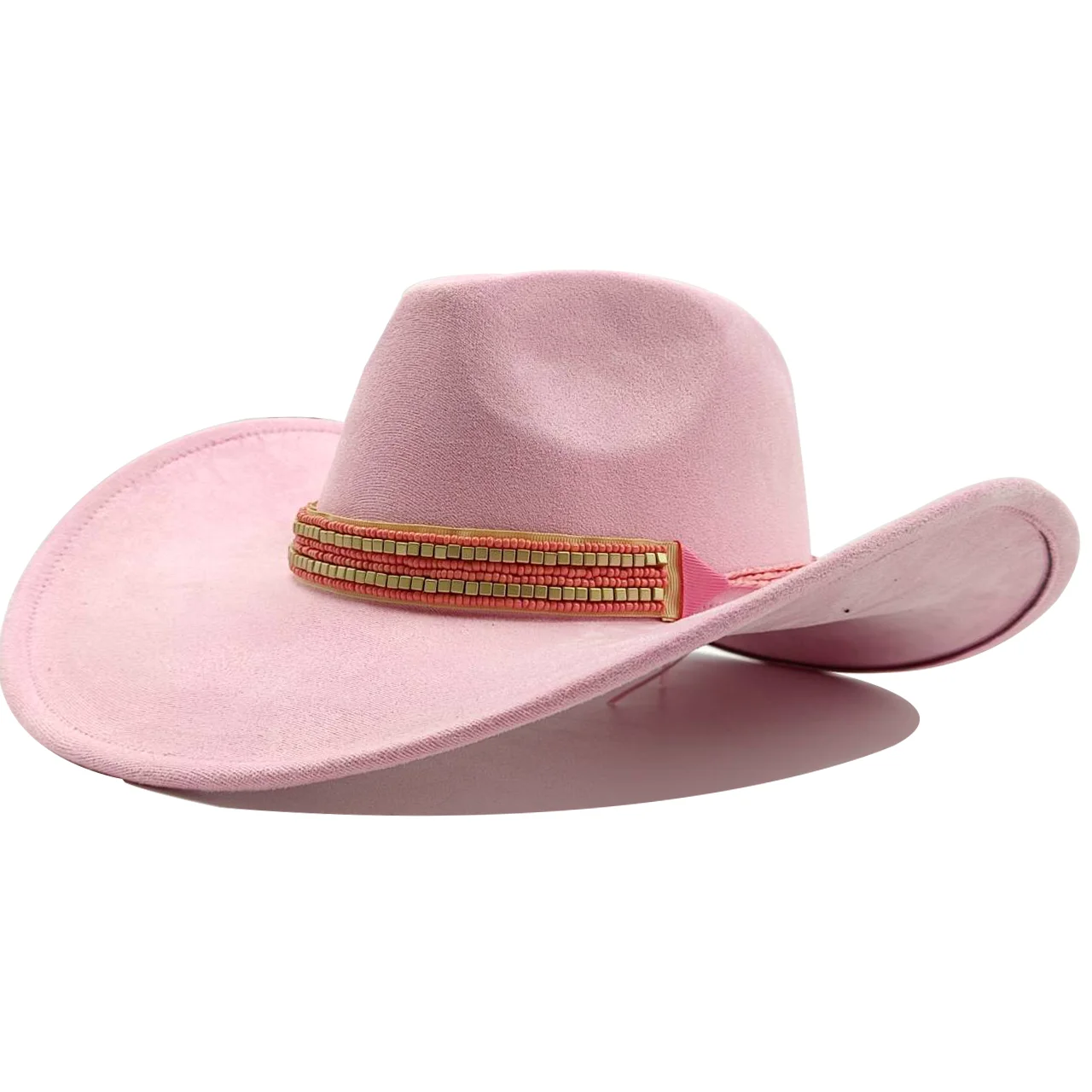 Rose Red Cowboy Hat Suede Western Cowboy Hat Men's Rider Hat панама Soft  Hat Panama New Cowboy Hat Accessories Western - AliExpress