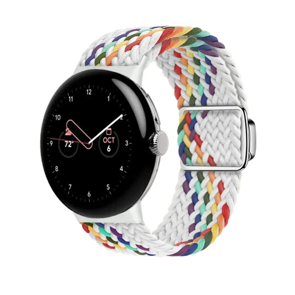 Magnetic Nylon Braided Loop Strap - Adjustable and Replaceable Wristband Bracelet