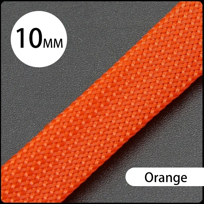 High Density Insulated PET Braid Sleeve - Custom Lengths - Premium Cable Protector Wrap