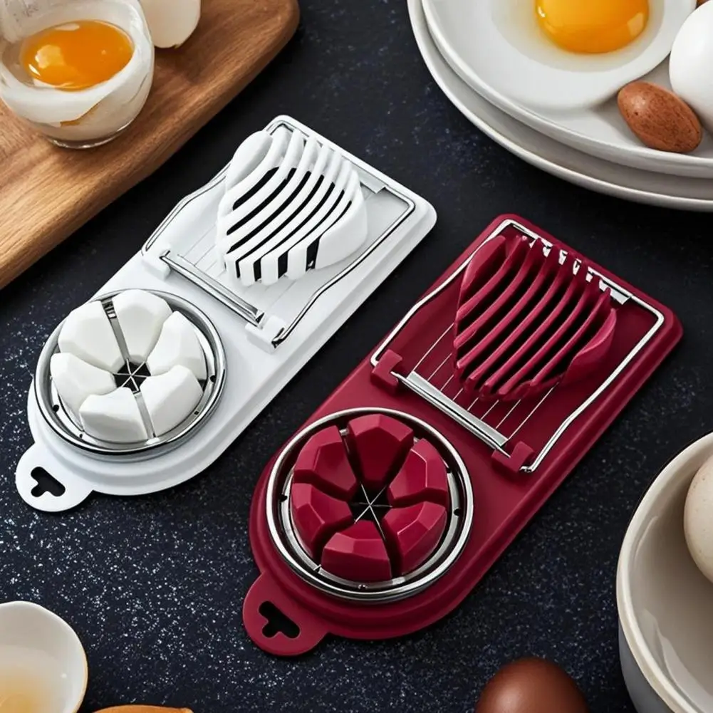 20*9cm Egg Slicer Stainless Steel Salad And Sandwich Egg Cutter Multifunctional Fancy Splitter Egg Cutter Tool Kitchen Gadget