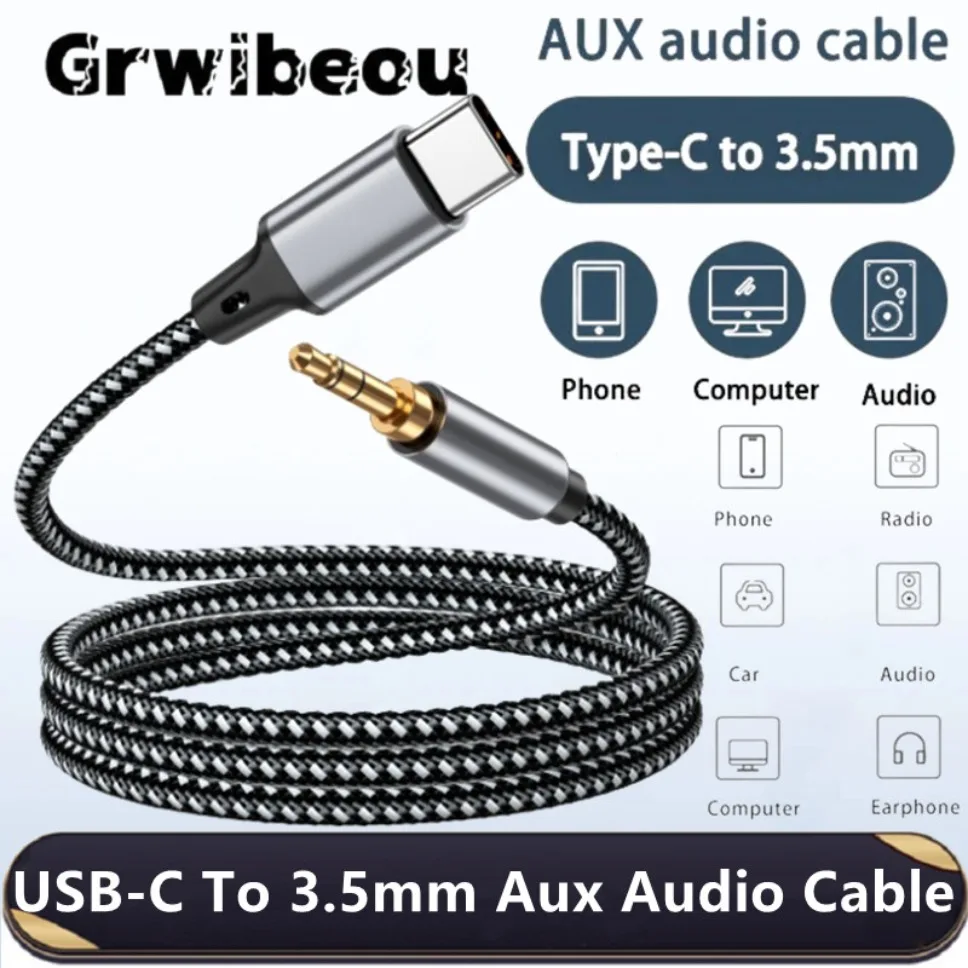 UGREEN DAC Adattatore da USB-C a 3,5 mm Tipo C 3,5 mm Adattatore jack maschio per cuffie Cavo stereo ausiliario per auto per telefono iPad  44