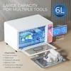 UV Light Nail Tool Cleaning Machine - Dry Heat Cabinet UV Light Cleaner,Manicure Tool Cleaner Cabinet,Barber Salon Tools，White 5