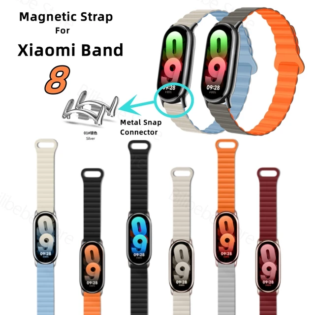 Correa 100% Original para Xiaomi Mi Band 8, accesorios de pulsera  oficiales, correa de repuesto, pulsera no reloj - AliExpress