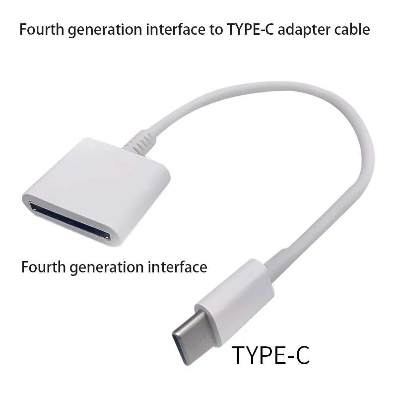 Charging Cable A-pple 4-To-Type-C 30pin To Type-C Interface Adapter