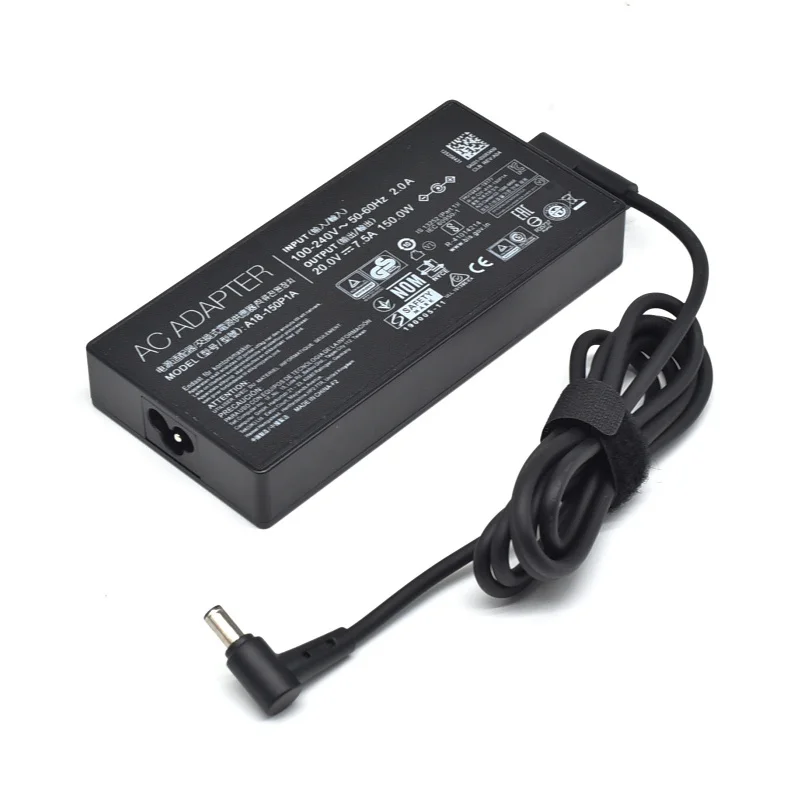 20V 7.5A 150W 6.0X3.7mm AC 노트북 전원 어댑터 충전기(Asus TUF FX505D FX505DT FX505DU ROG Strix Scar III G531GD G531GT)