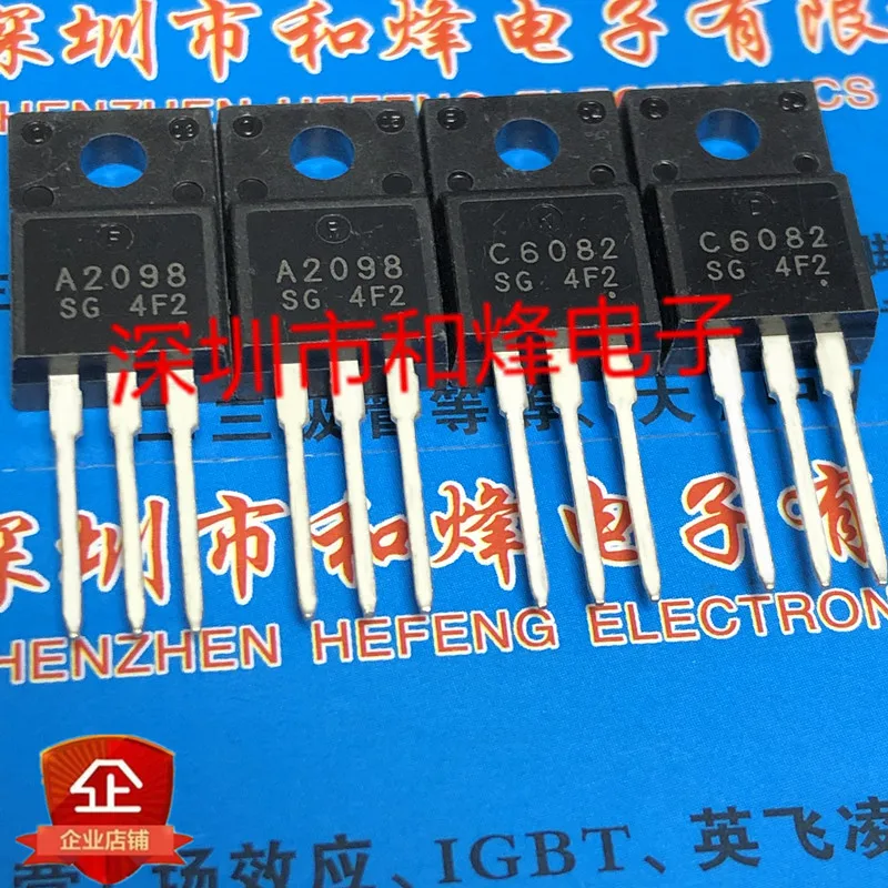 

5PCS-10PCS 2SA2098 2SC6082 A2098 C6082 TO-220F On Stock New And Origjnal