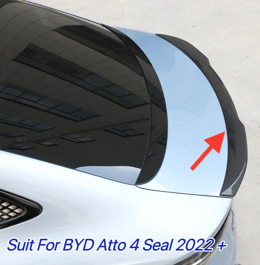 Garnitur dla BYD Atto 4 Seal 2022 + Car Style Rear Spoilers Tail Wind Wing Trim Moulding Protector Dekoracja Akcesoria Naklejka