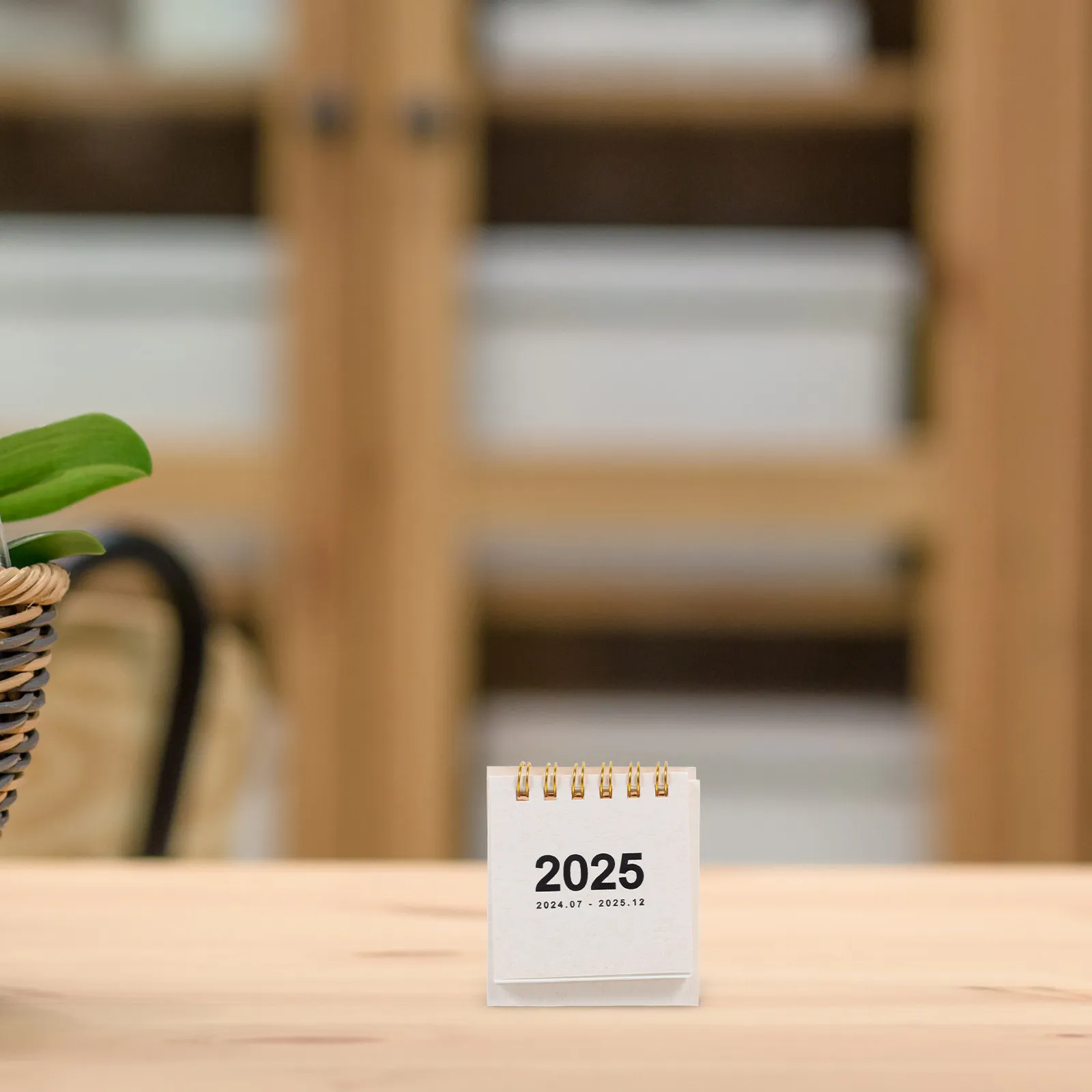 미니 책상 달력 2024-2025 사무실, 가정, 기숙사, 교실, 메모 작성, 일상용 소형 장 스탠딩 월간 달력