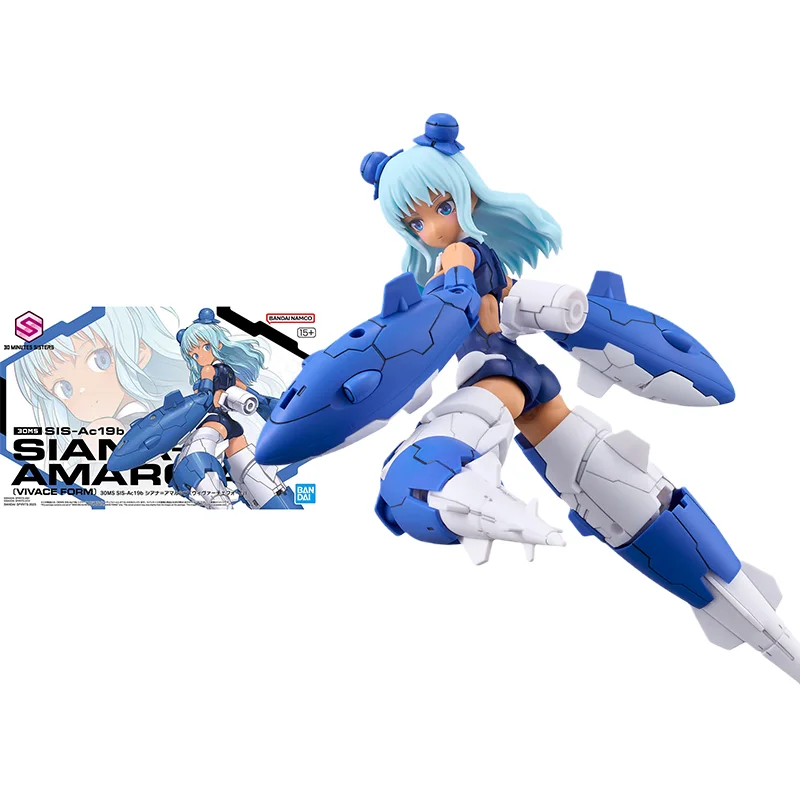 

Bandai Original 30MS Model Kit Anime Figure SIS-Ac19b SIANA-AMARCIA Action Figures Toys Collectible Gifts for Children