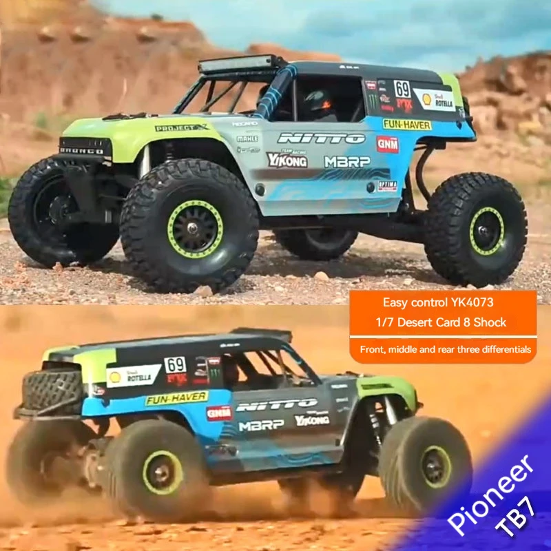 

Yikong Yk4073 1/7 Rc Car 2.4ghz Rtr 4wd 6s Remote Control Model Car Crawler Climbing Car Adult Kids Toys Holiday Gifts