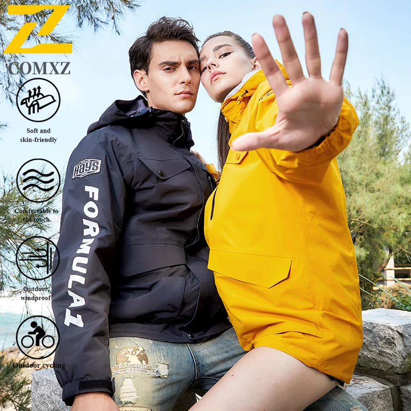 COMXZ 3-in-1 Winter Jacket with Detachable Fleece Liner for Teens - Windproof Waterproof Thermal Coat for Men Women Boys Girls