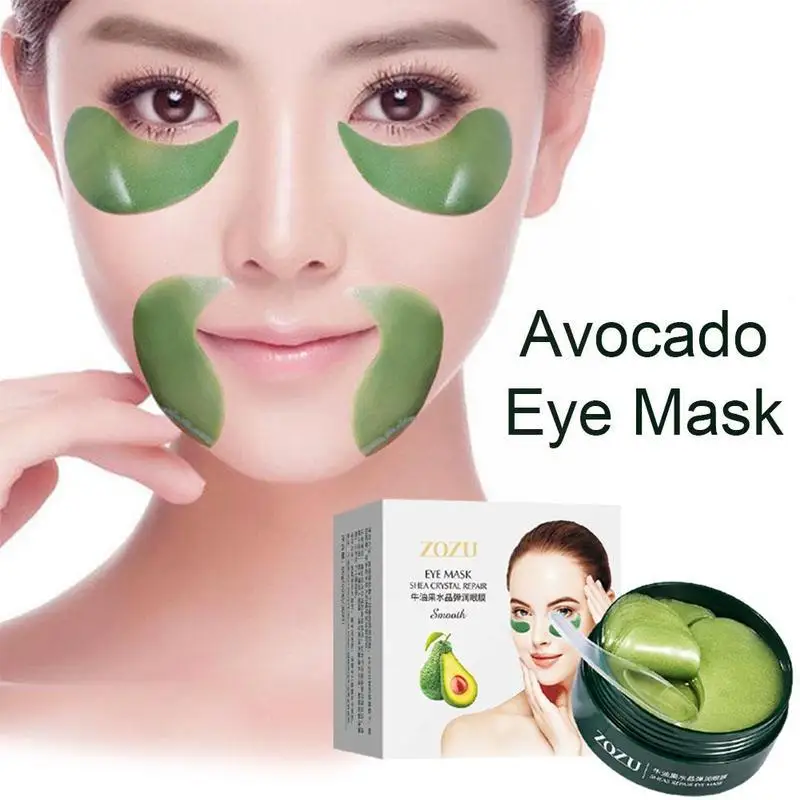 

Avocado Collagen Mask Natural Moisturizing Gel Eye Dark Circles Eye Age Care Remove Bag Skin Anti 60 Piece patches I5U1