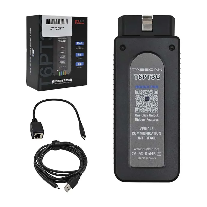 自動車診断ツールt6pt3G canfd dolp,新世代,VCIリモート