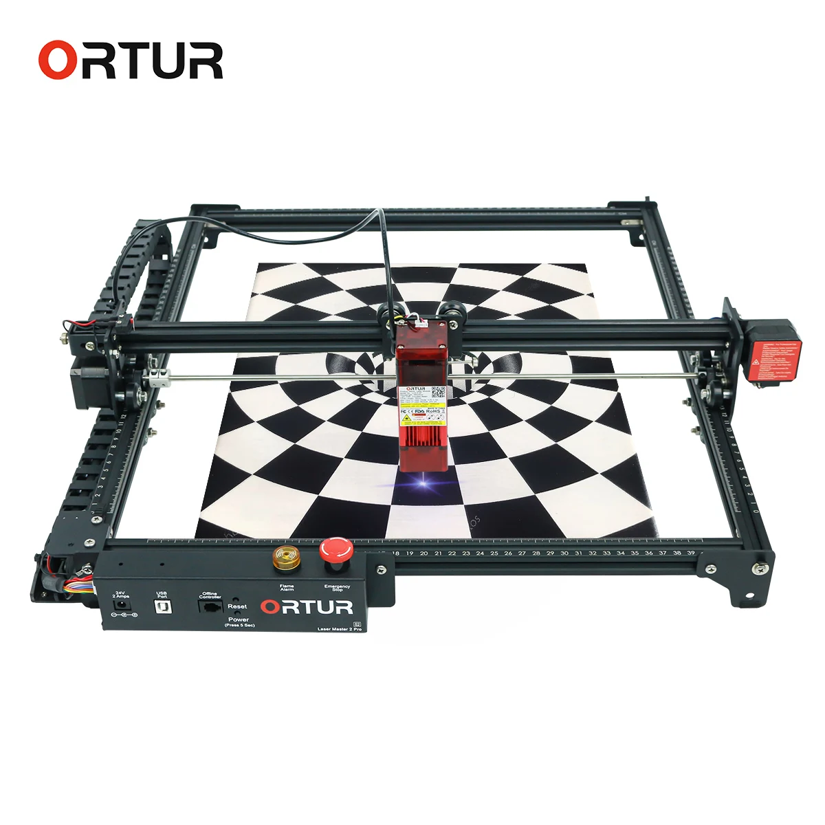 Ortur Laser Master 2 Factory DIY Laser Marking for Metal with 32 bit