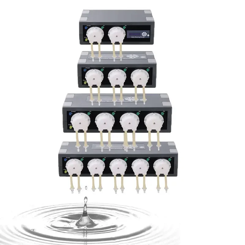 

Jebao 4-Channel Peristaltic Metering Liquid Pumps Programmable Auto Dosing Pump Lab Analytic Liquids Motor Aquarium Accessories