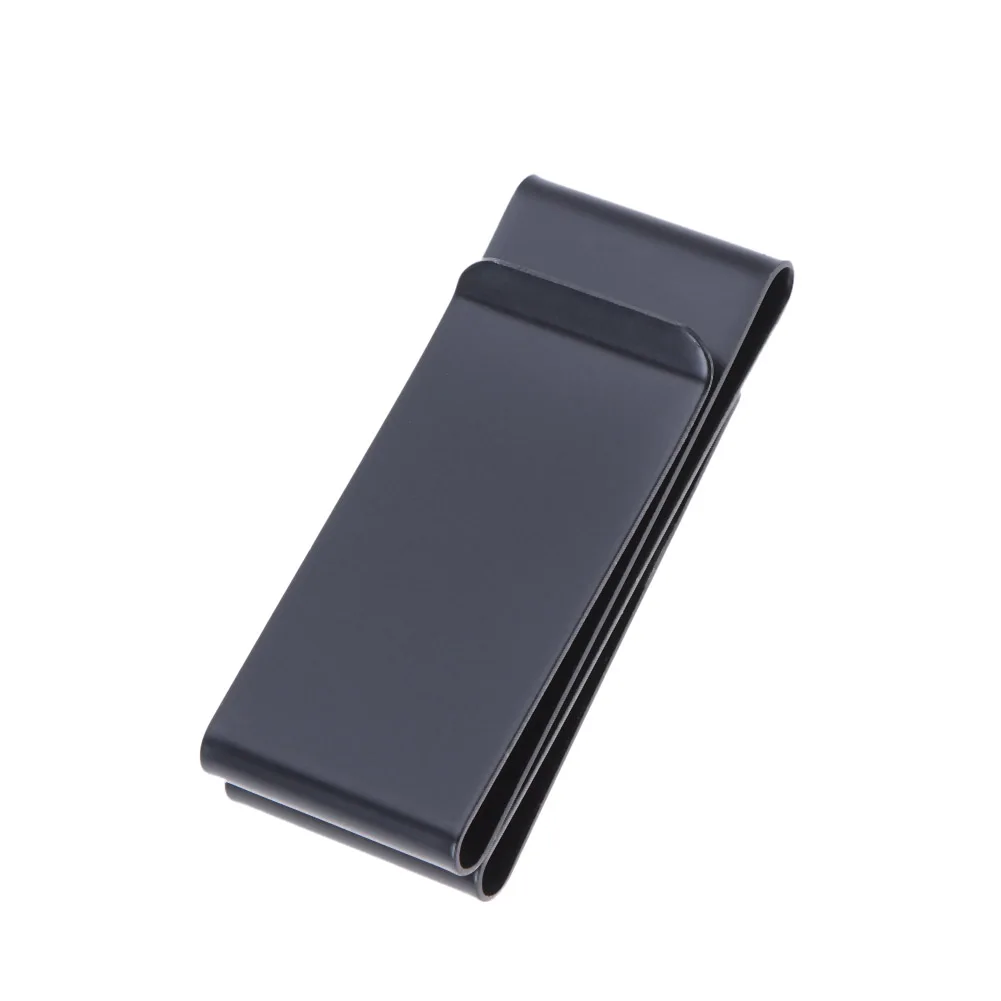 Credit Card Holder 4 Fold Easy To Carry Stainless Steel Metal Cardholder Strong and  Wallet Slim Clip Gifts for Men Women