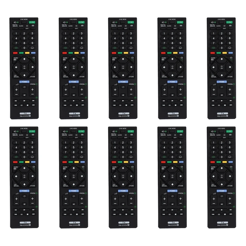 

BAAY 10X Universal Remote Control Rm-Ed054 For Sony Lcd TV For Kdl-32R420A Kdl-40R470A Kdl-46R470A