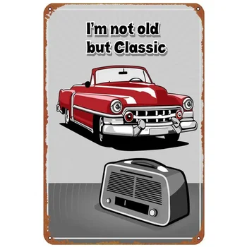 Metal Tin Signs Plaque Classic Old Cars Wall Decoration Vintage Art Posters Iron Painting for Man Cave Home Cafe Garage Club Bar 3