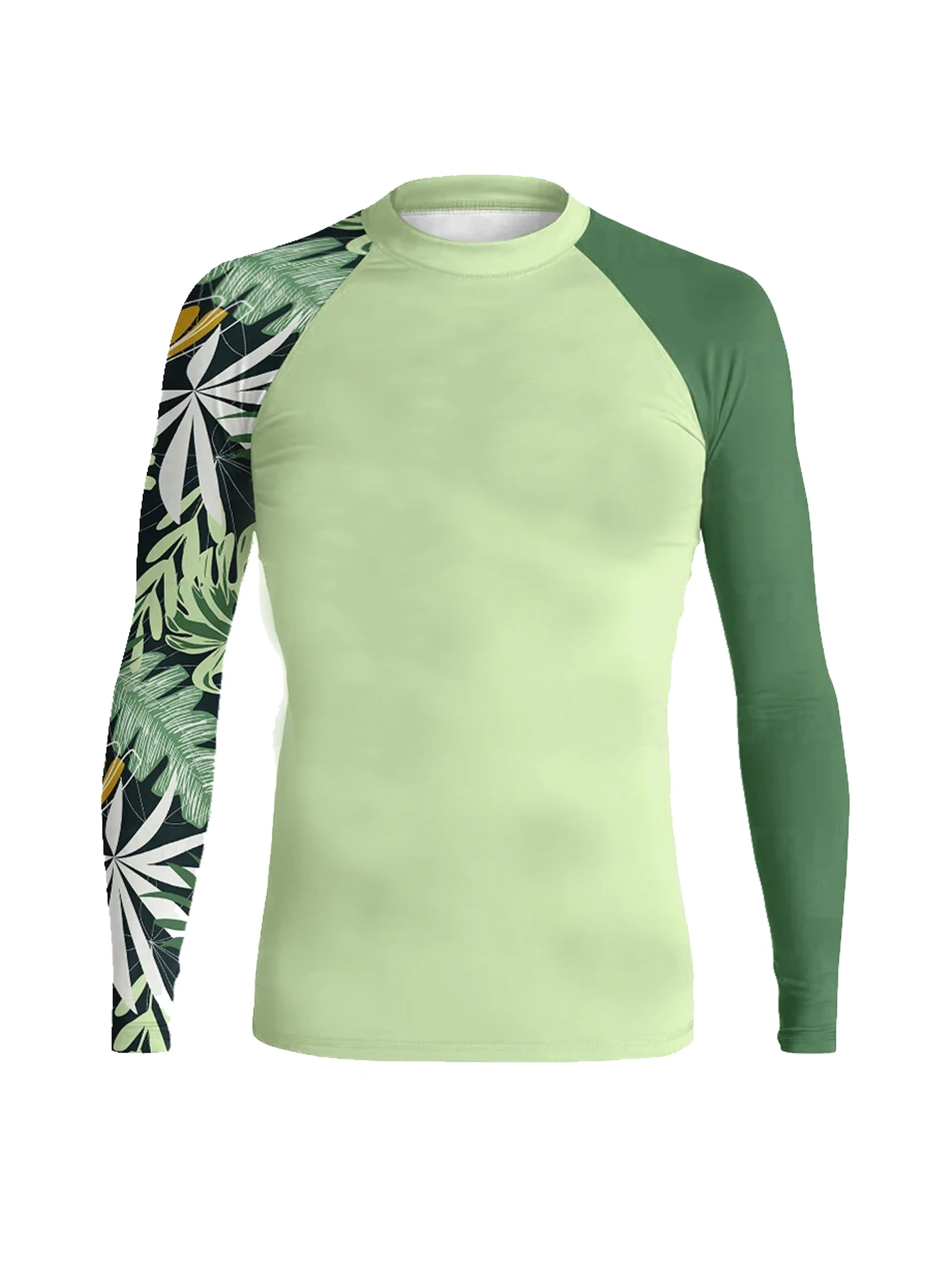 Men's Rash Guard Swim Shirts Summer Sun Protection Quick Dry Beach Fishing Water Shirts T-Shirts for Men