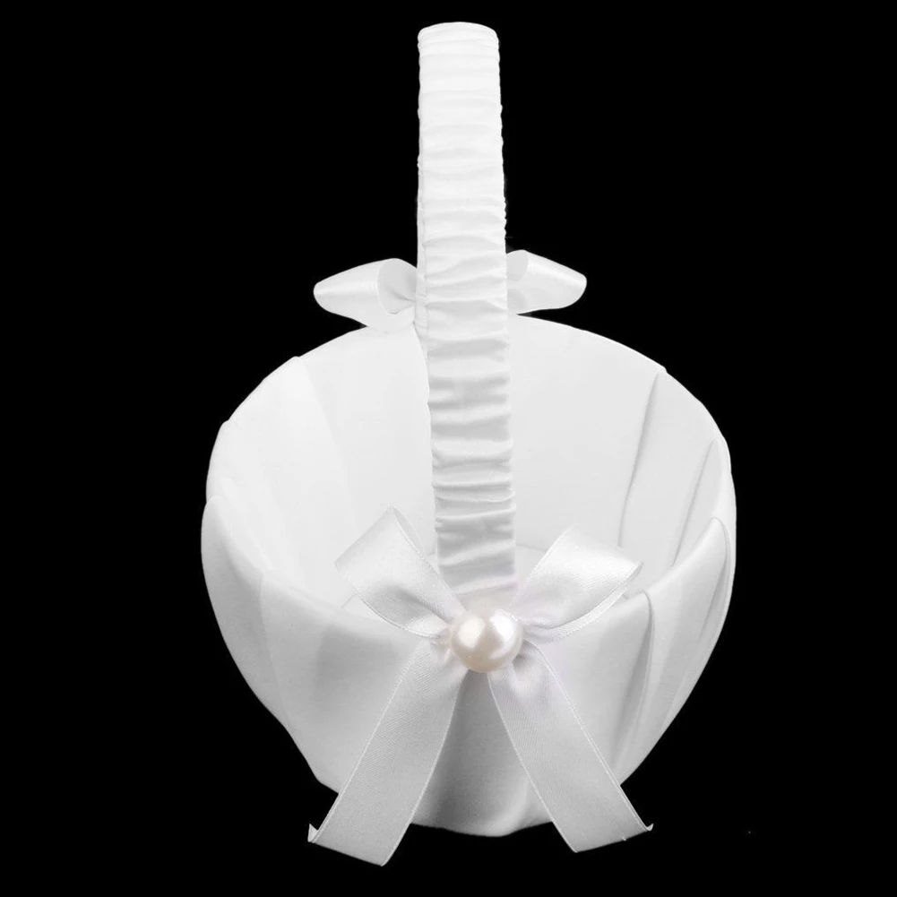 WeddingBasketRingPillowFlowerStorageBasketFlowerGirlBasket