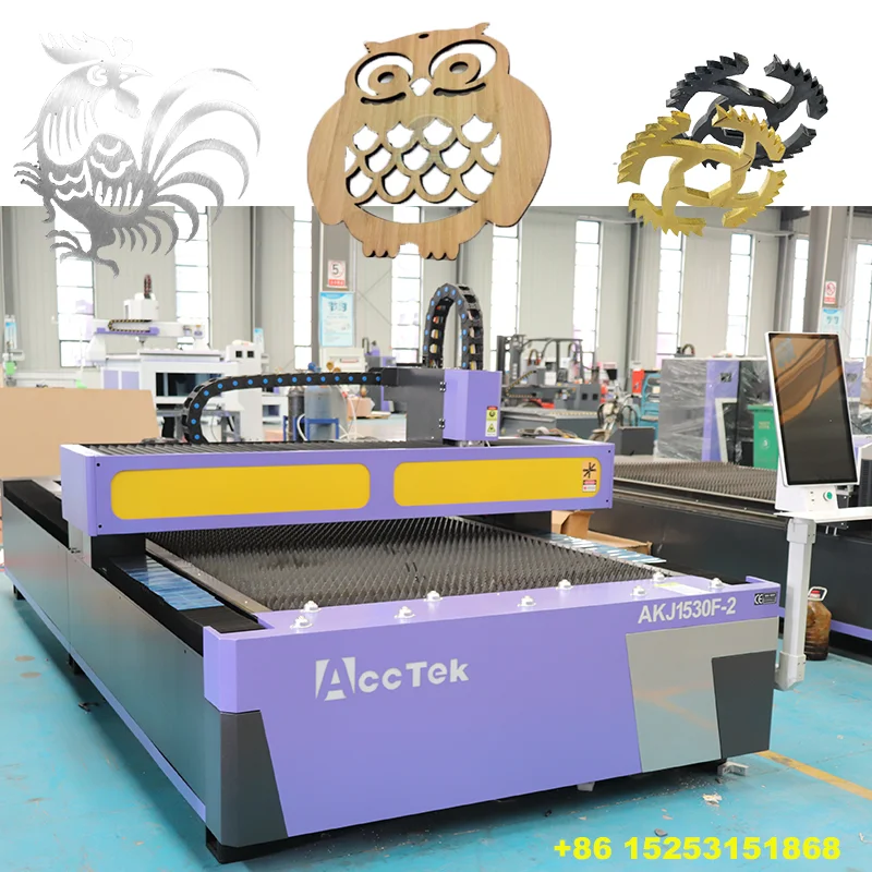 Taglio Non Metallico E Metallico, Taglierina Laser Multifunzione, Combina Laser A Fibra Di Co2, Laser Co2 Da 150W + Macchina Laser A Fibra 1Kw, Strume