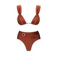 3Pcs Bandeau Biquini 2026 Sexy Women Swimsuit Female Push Up Swimwear Micro Bikini Bathingsuit Beachwear Shiny Brazilian Biquini - Image 5