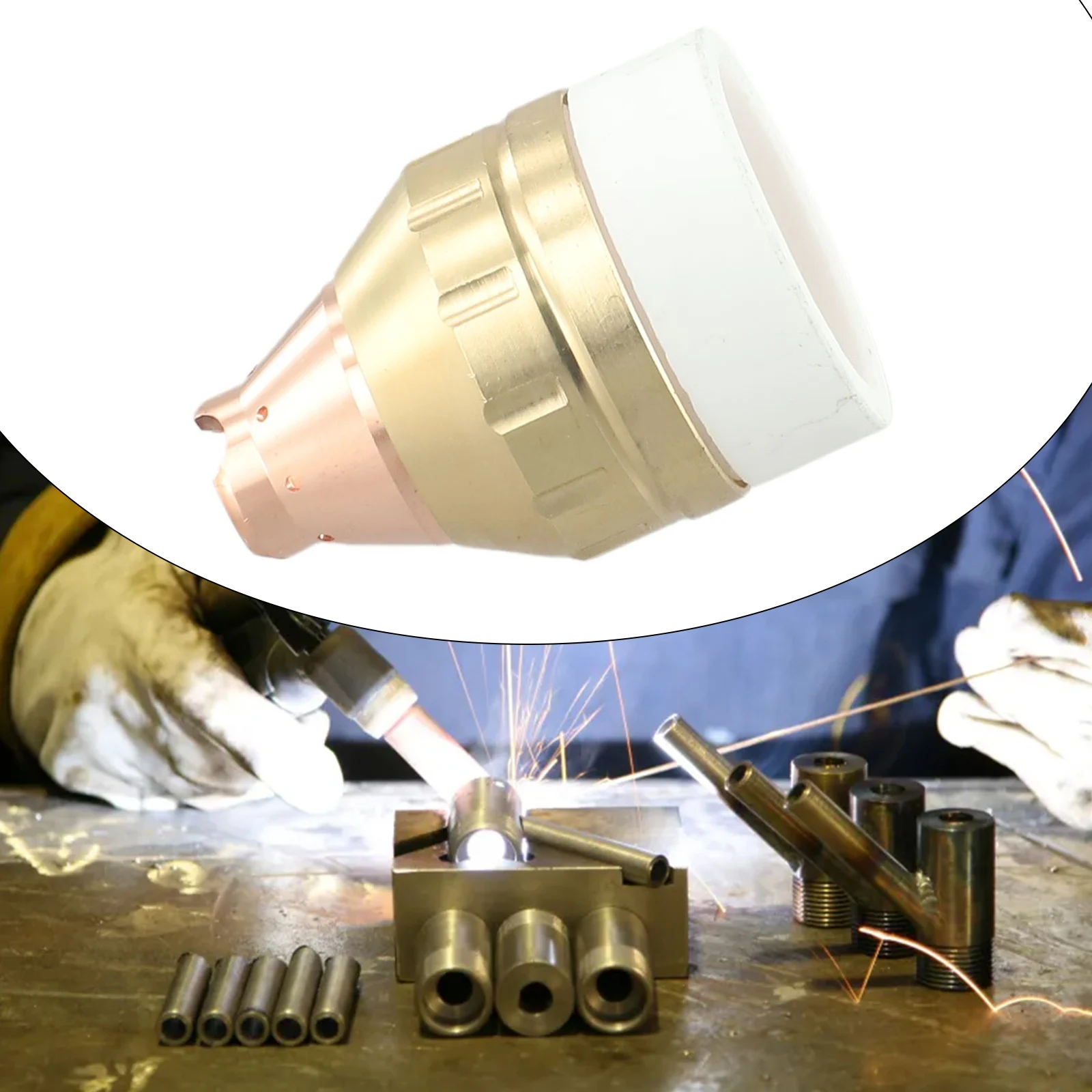

1pcs P80 Plasma Cutting Nozzle Protective Cover Air Plasma Cutter Cutting Torch Accessories Plasma Cutter Tips Protective Cover