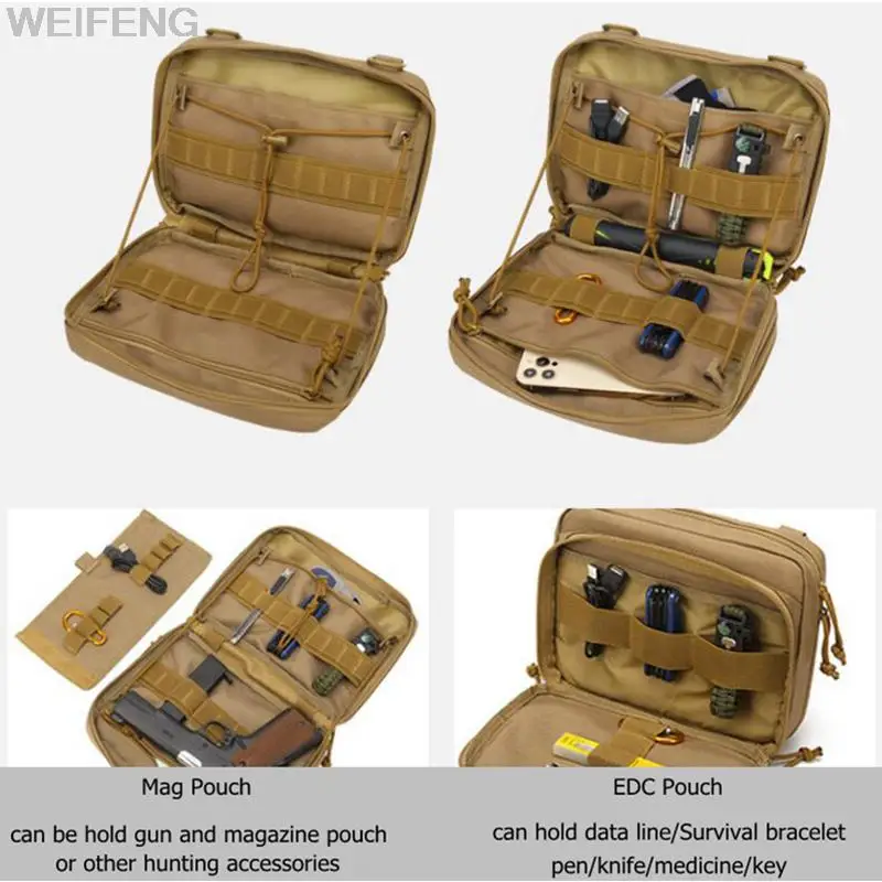 Militaire Edc Bag Tactische Medische EHBO Zakje Pistool Handvuurtas Outdoor Multifunctionele Rugzak Jacht Accessoires Gereedschapstas