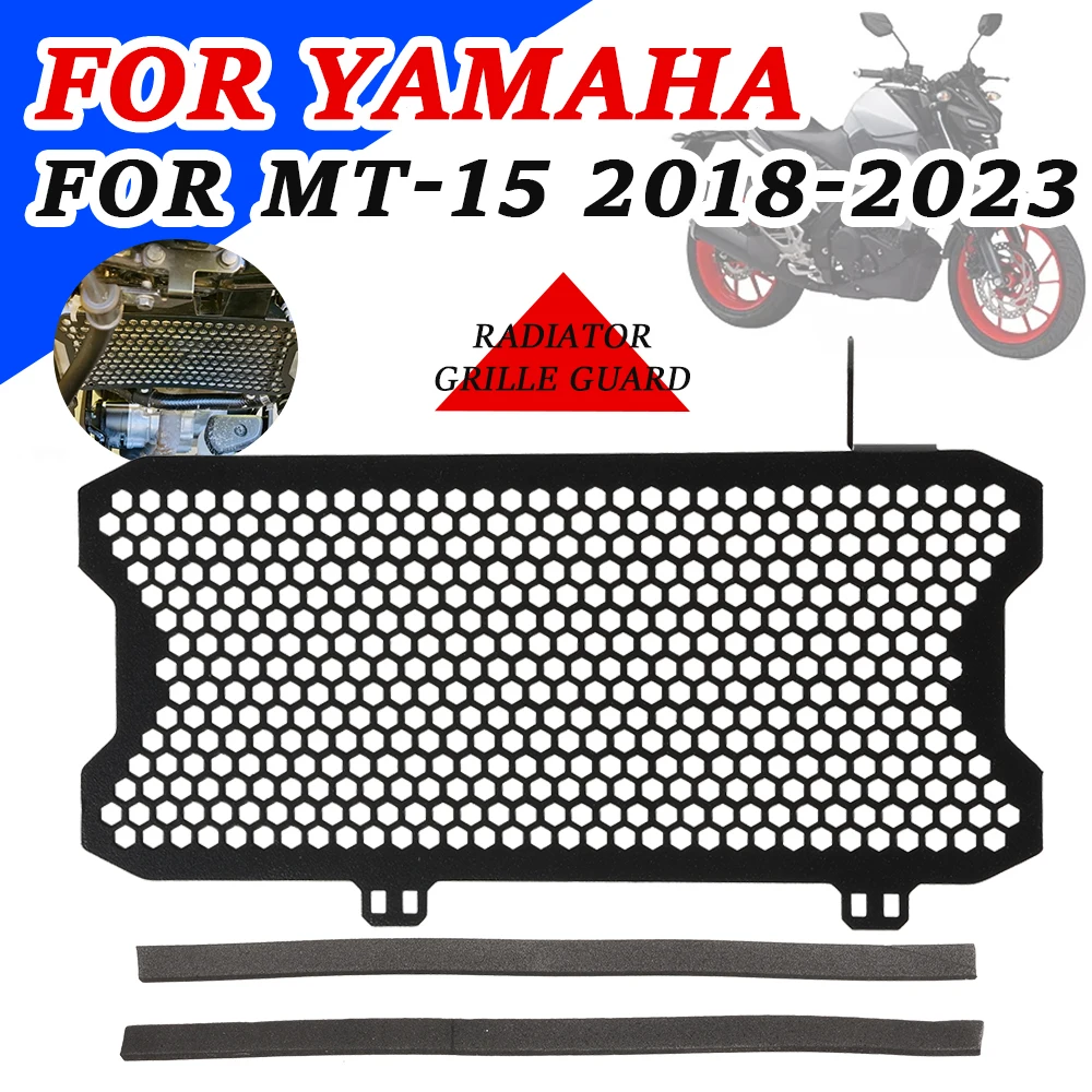 

Motorcycle Radiator Grille Grill Guard FOR YAMAHA MT-15 MT15 2018 2019 2020 2021 2022 2023 Accessories Protector Cover Mesh Cap