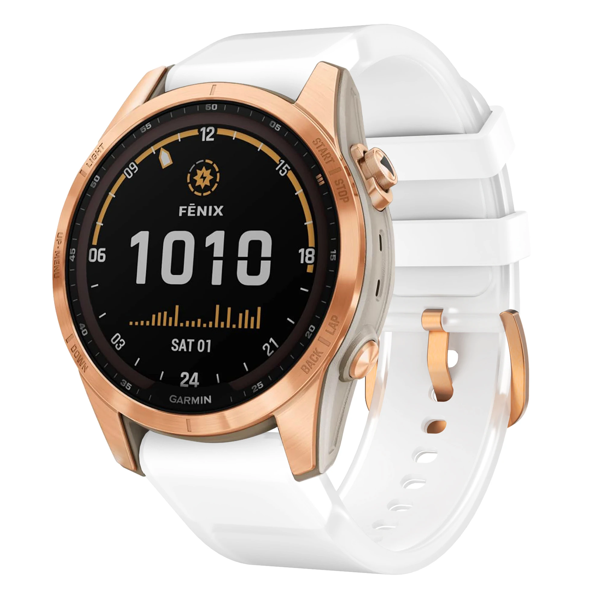 Quick Release Clear Glacier Silicone Watch Band - 20mm Strap