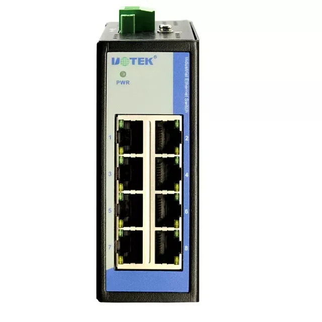 

(UTEK) 5 8-port 100Mbps Mini Rail Industrial Ethernet Switch UT-60-DSA5T/8T