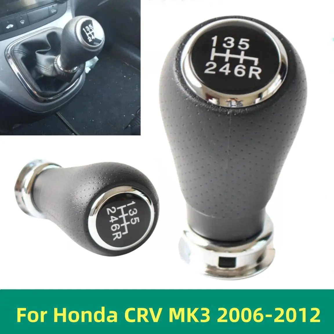 For Honda CRV CRV MK3 20062012 Gearbox Hand Speed Gear Shift Knob