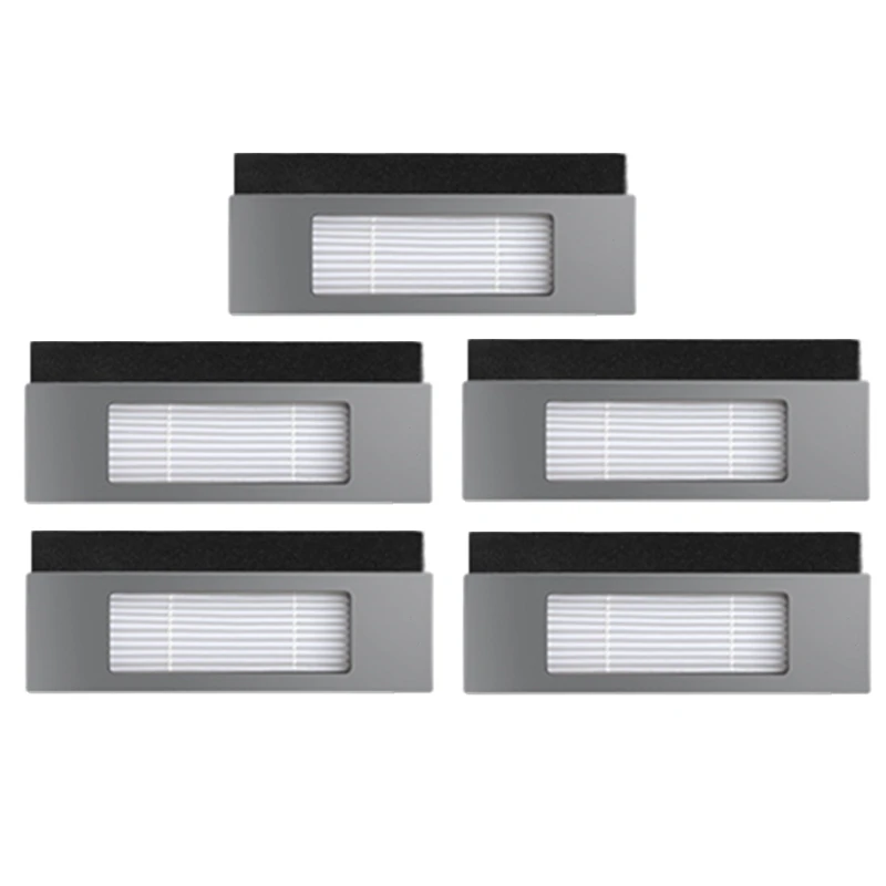 

5 шт. HEPA-фильтр + 5 шт. губчатых фильтров Для Ecovacs Deebot N8 PRO DLN11 аксессуары для робота 100% Новинка