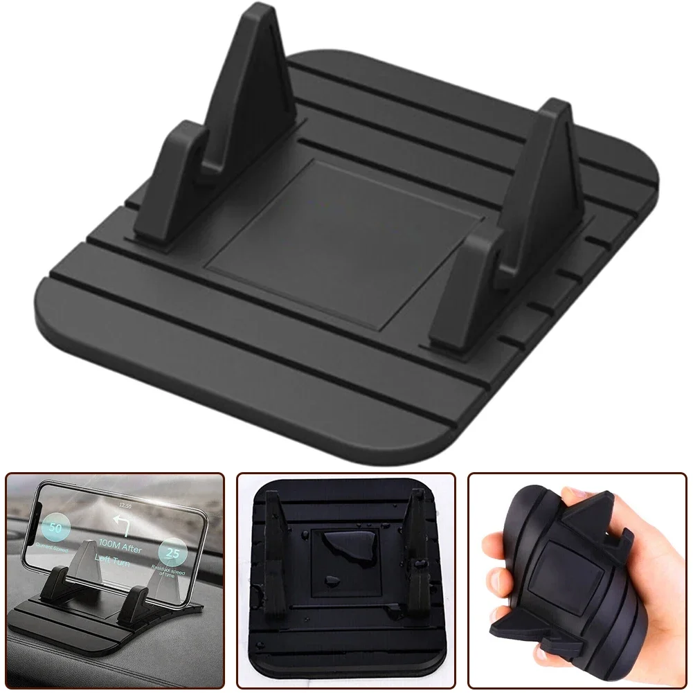 

Car Dashboard Anti-Slip Mat Rubber Mount Holder Pad Stand Universal Car Dashboard Silicone Mount For Mobile Phone GPS Holder