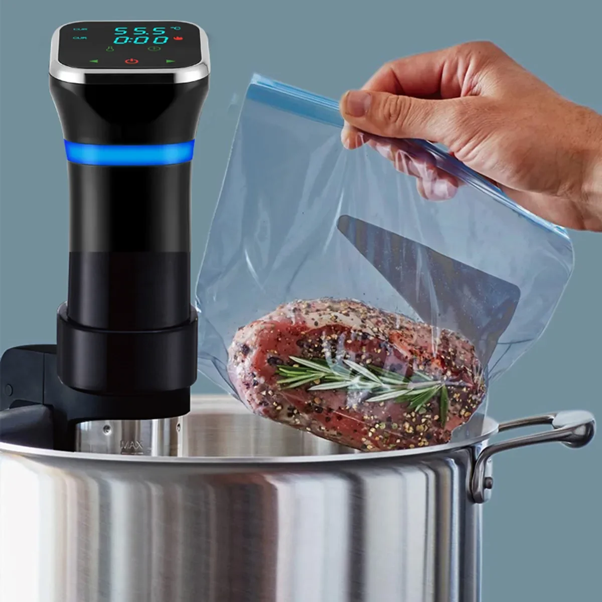 Low Temperature Cooking Machines, Slow Cooking Machine Container Slow Cooker Sous Vide/ 4