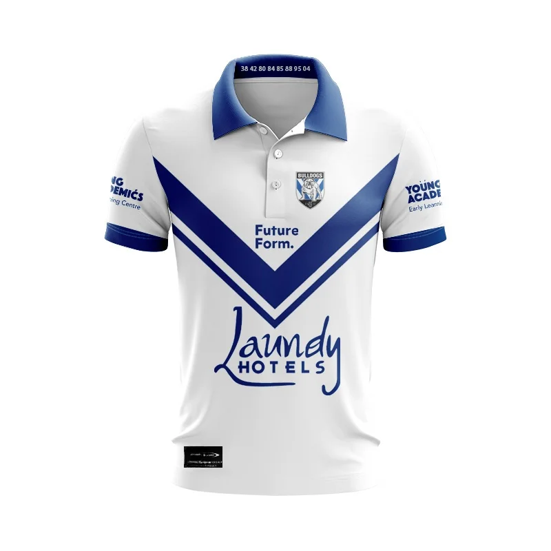 thumbnail image 1 of POLO PARA JUGADORES CANTERBURY BULLDOGS 2024 ADULTO (Nombre y número personalizados), 1 of 5