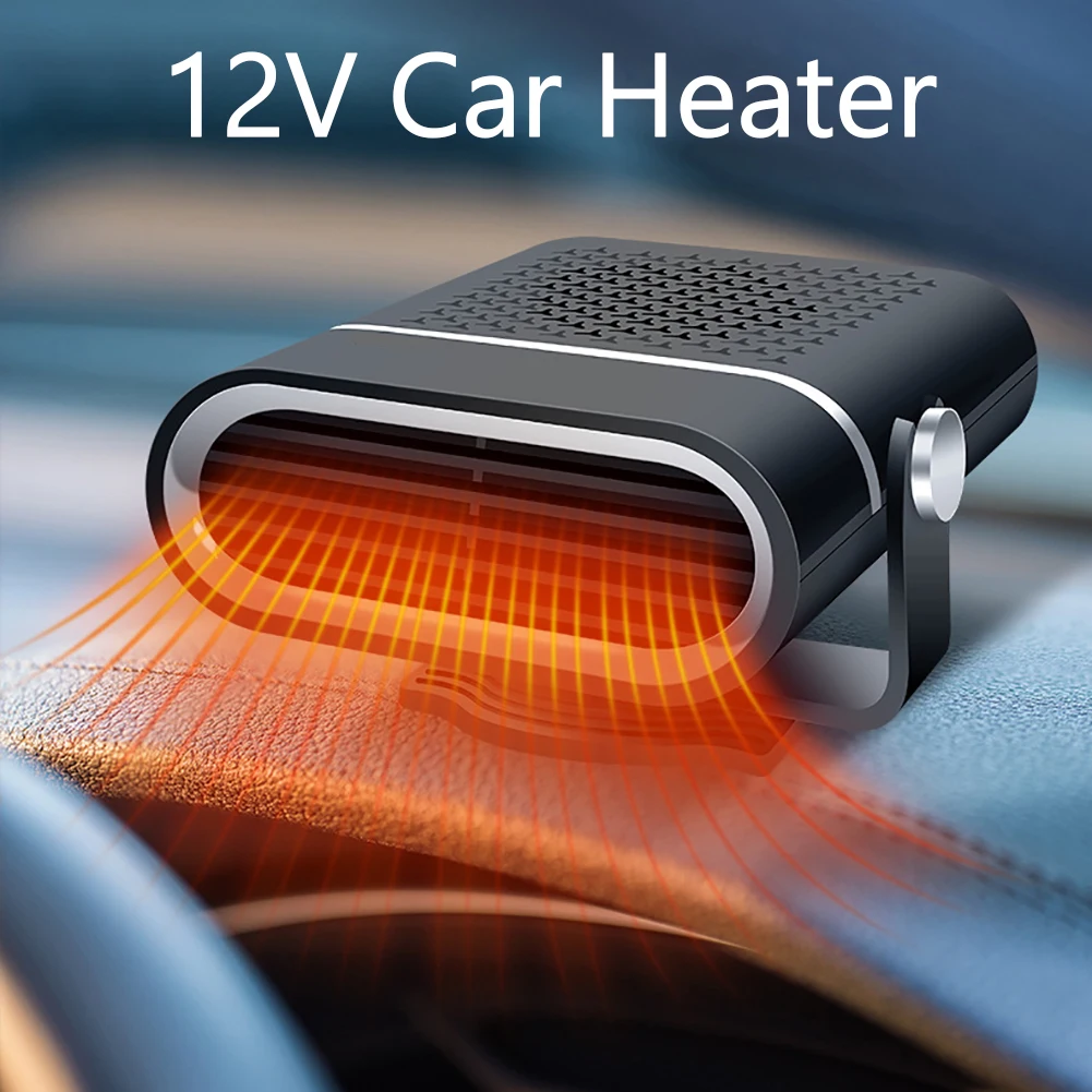 12VCarHeaterCigaretteLighterPlugFastHeatingCoolingFanBase360