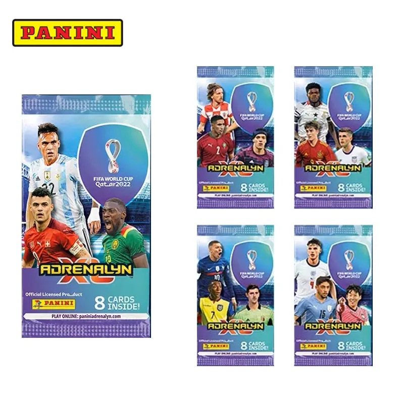 

New Panini Football Star Cards 2022 Soccer Star Qatar World Cup Collection Board Game Cards Messi Ronaldo 1 Pack