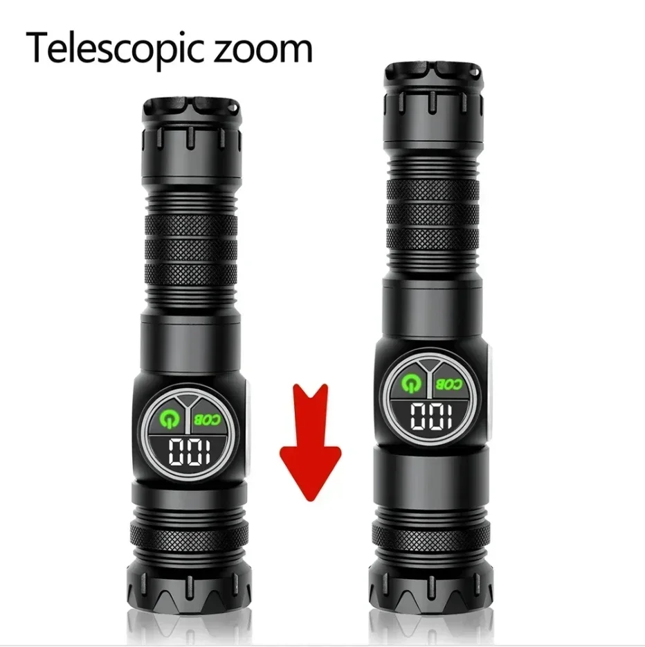 Description Picture 6 of item20000LM White Laser LED Super Bright LED Flashlight Zooming Torch Tactical Flash Light Waterproof Lantern Camping Hand Lamp