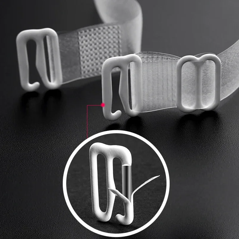 Invisible Bra Straps Detachable Silicone Elastic Adjustable Non Slip Women Shoulder Strap Accessories