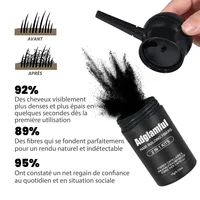 Adglamful Fibers capillaires (15g) – Volume instantané 10sec, applicateur en spray pour cheveux clairsemés |   Couverture invisible et uniforme 1