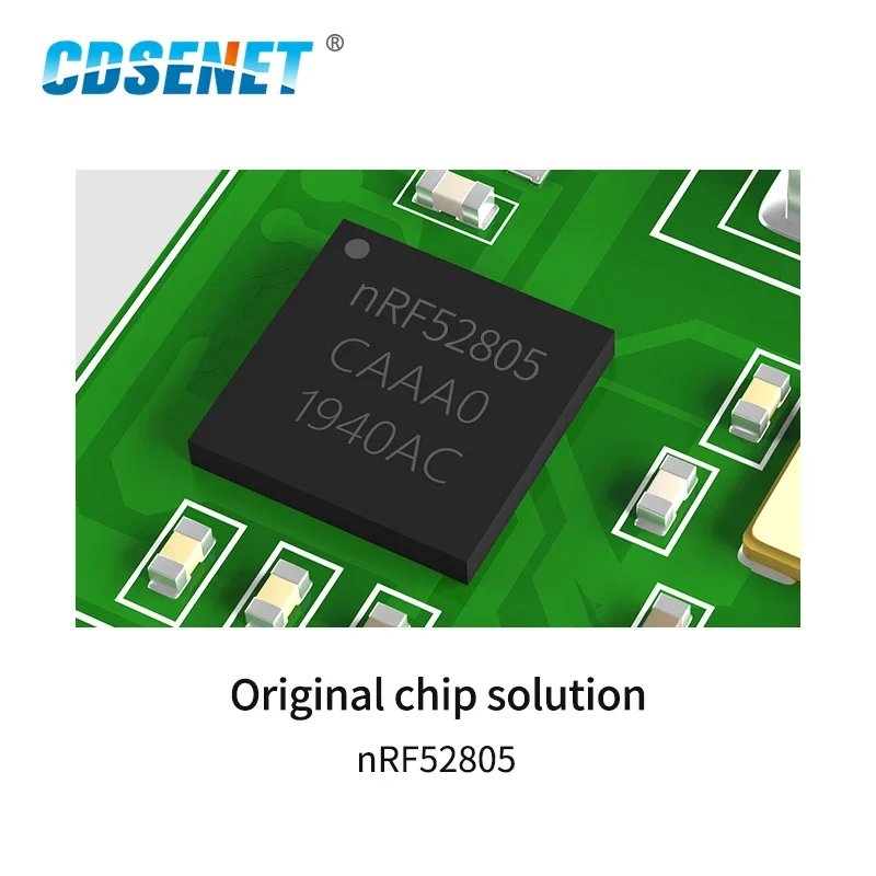 CDSENET nRF52805 BLE5.0 Wireless Module 2.4GHz Serial Port Receiver Transmitter E104-BT5005A Low-Power iBeacon Transmission
