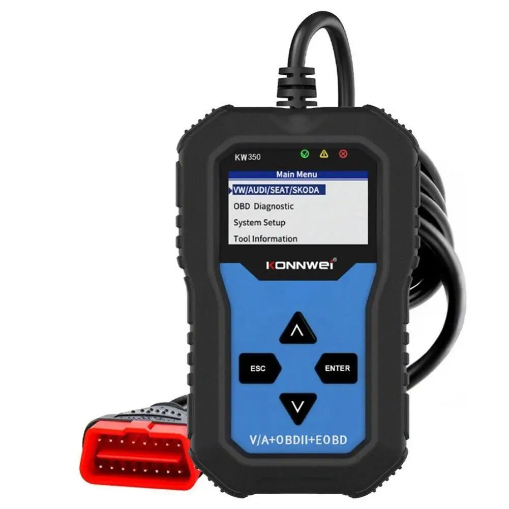 

Kw350 Car Diagnostic Scanner Code Reader Locator Abs Brake System Transmission Case Engine Scanning Tool V007
