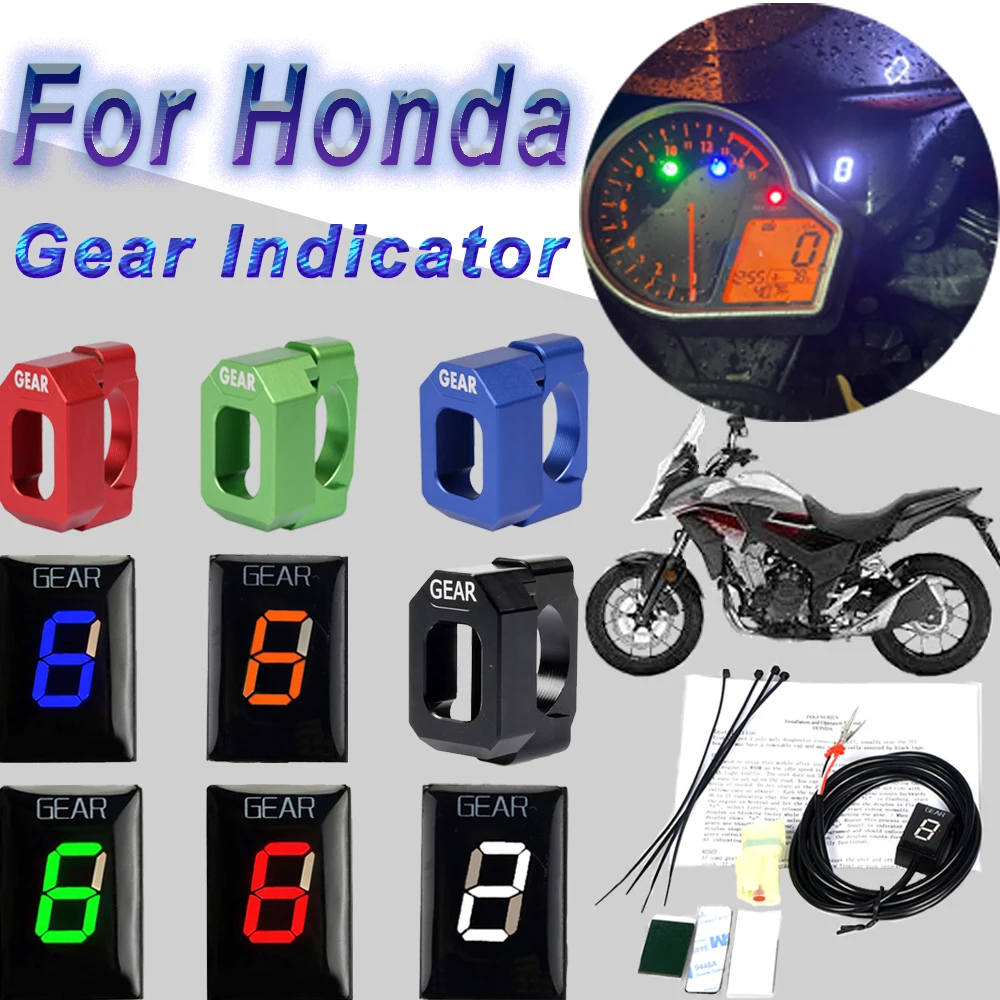 Motorcycle Gear Indicator Speed Display Meter For Honda Cbr650 Cb500x