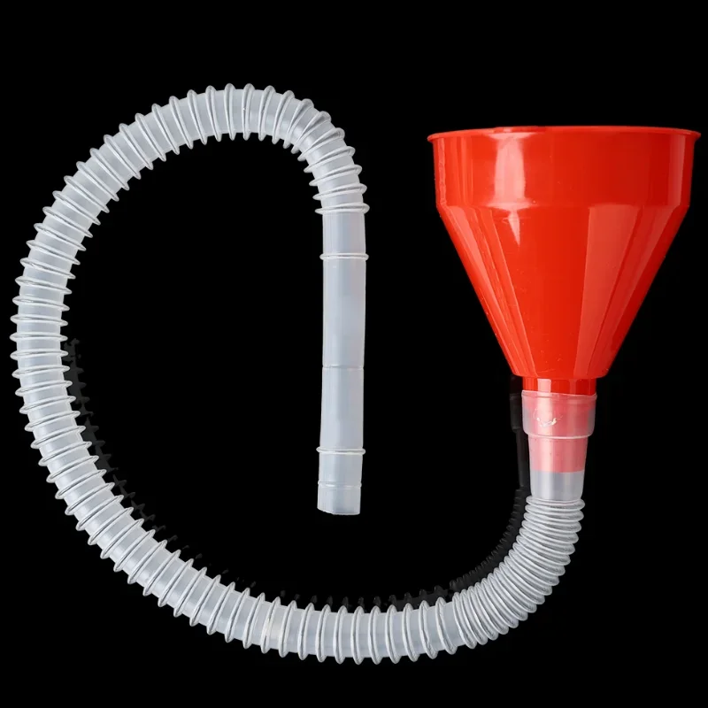 Car Refueling Funnel Telescopic Extension Long Pipe Detachable Hose Filling Funnels Car Motorcycle  Engine Gasoline Oil Funnel