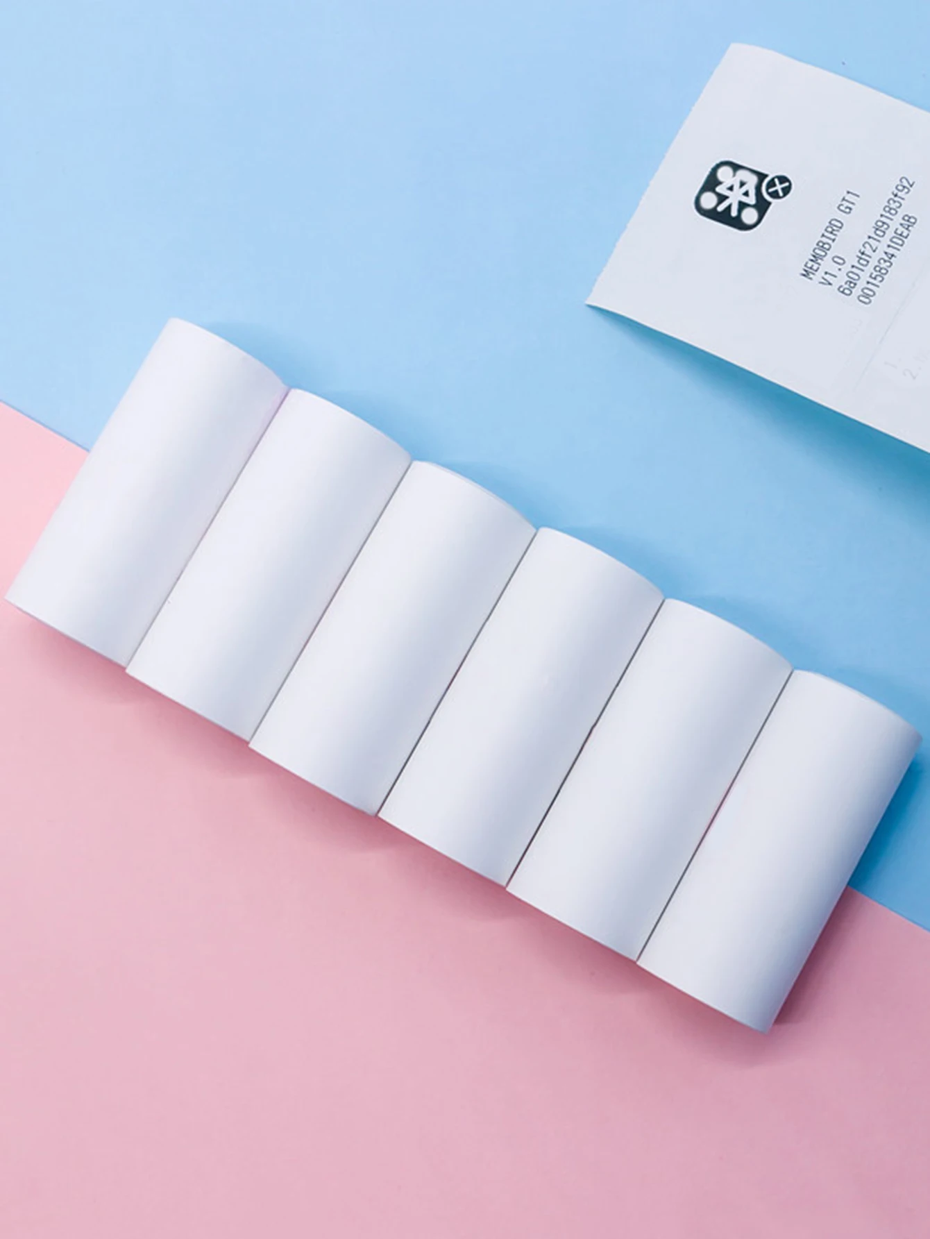 Thermal Label Paper 5 Pcs Mini Printer Paper Thermal Label Paper White For Mini Portable Pocket Mobile Printer