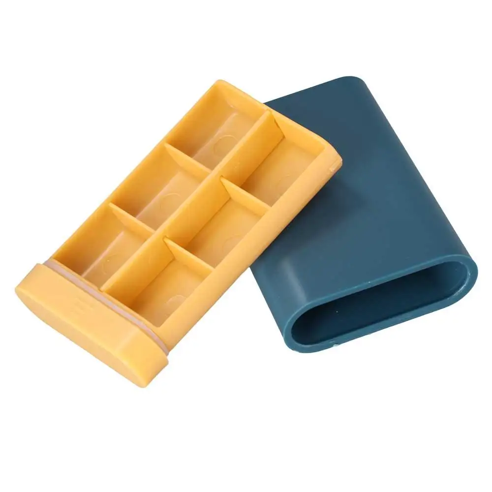 Portable Plastic Travel Mini Sealed Dust-proof Tablet Medicine  Kit Pill Case Dispenser Pill Splitter Holder Pill Medicine Box