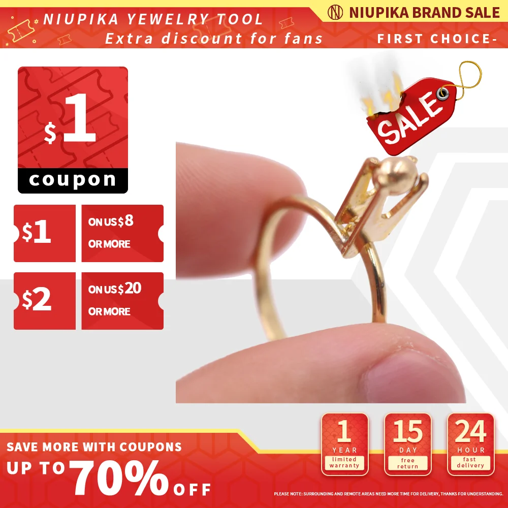 

Ring Clip DIY Diamond Claw Bare Stone Tweezers Wedding Try-On Jewelry Making Components